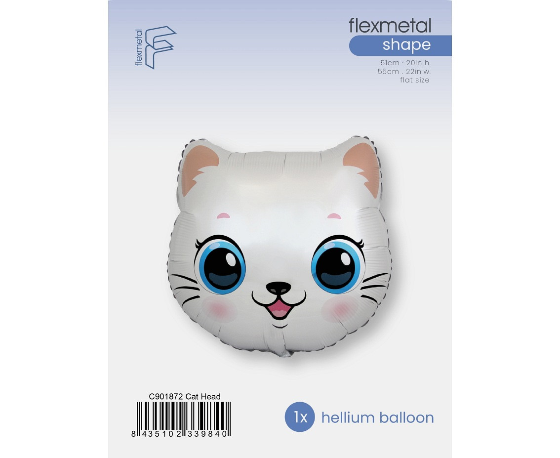 Balon foliowy 24" FX - Kotek głowa C901872 GoDan